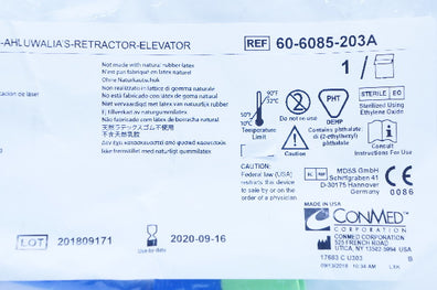 ConMed 60-6085-203A Vcare Uterine Manipulator Extra Large (x)